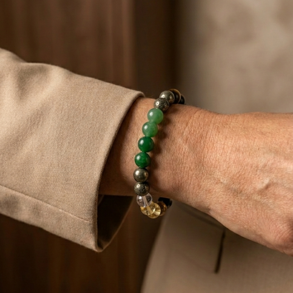 Money Magnet Stone Bracelet