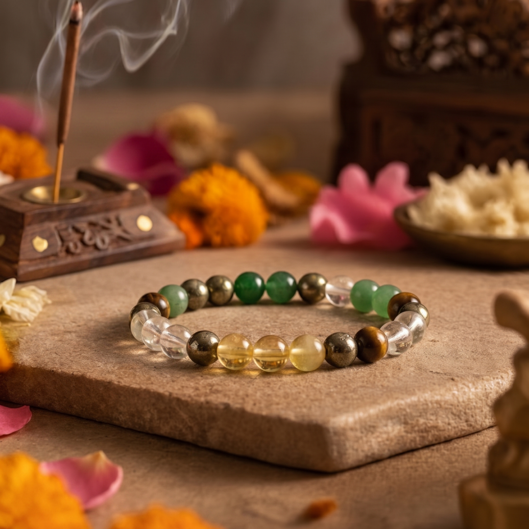 Money Magnet Stone Bracelet