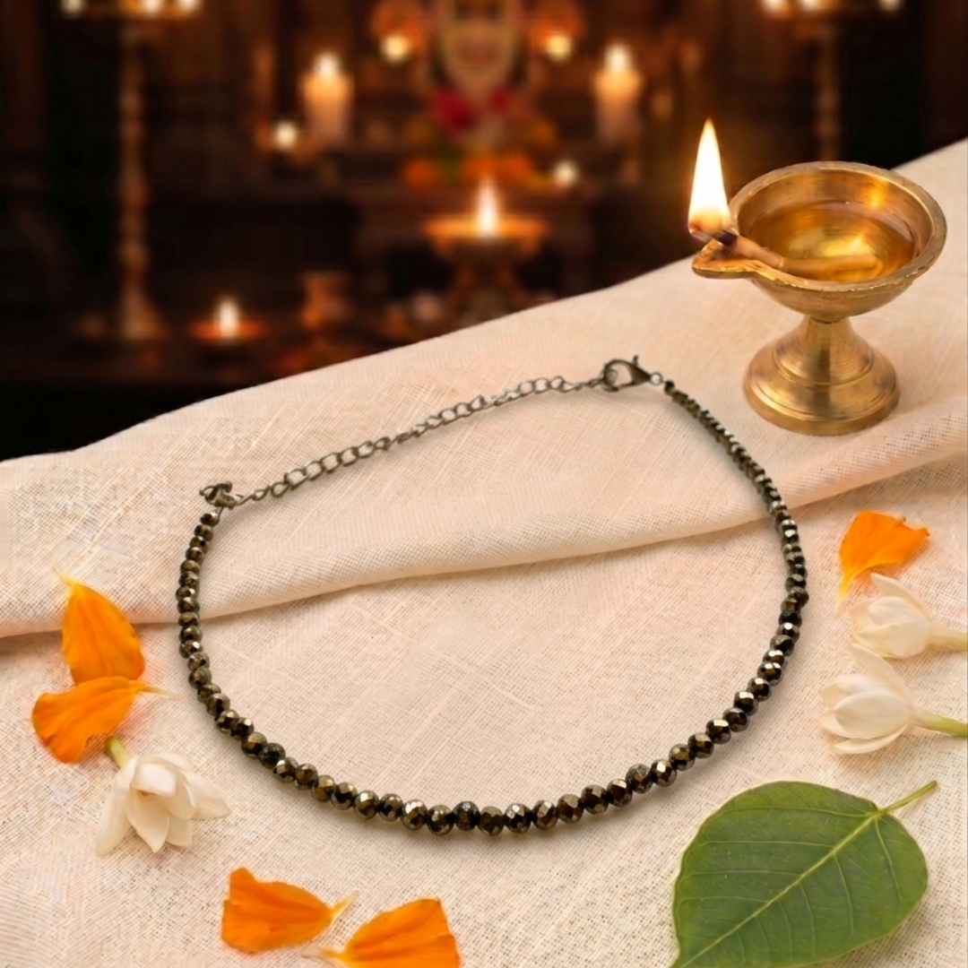 Pyrite Anklet