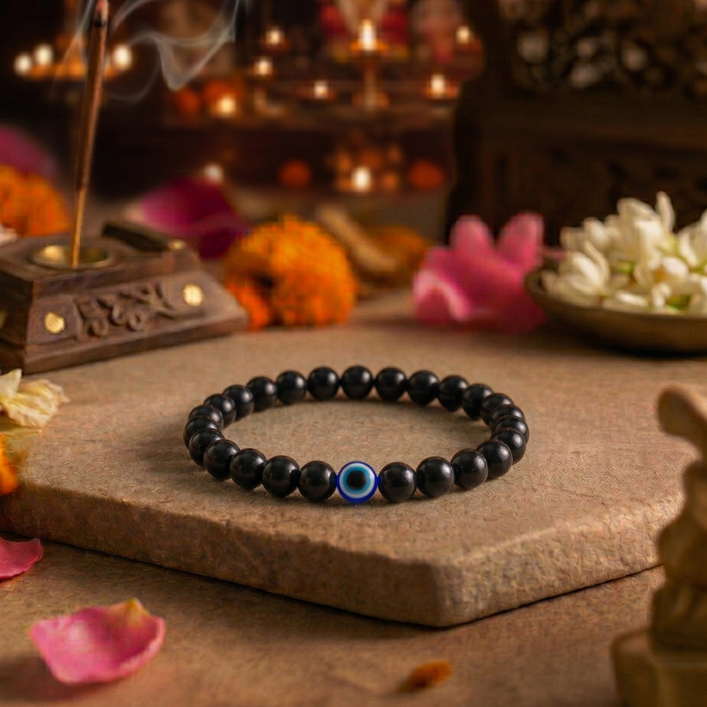 Black Evil Eye Bracelet