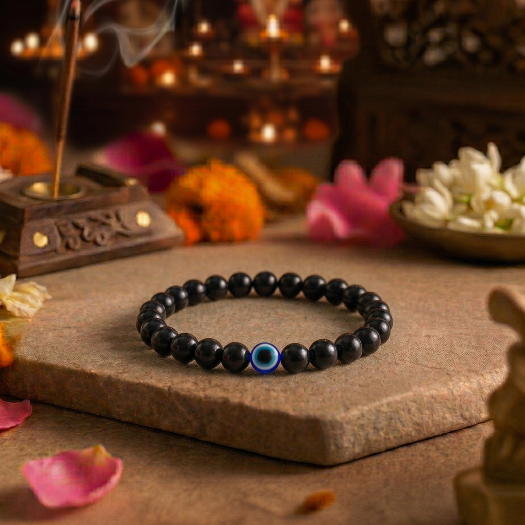 Black Evil Eye Bracelet