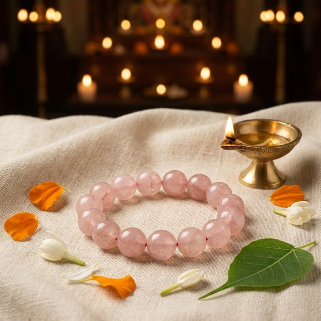 Rose Quartz Bracelet 12 mm