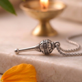 Jai Shri Ram Engraved Gada Necklace