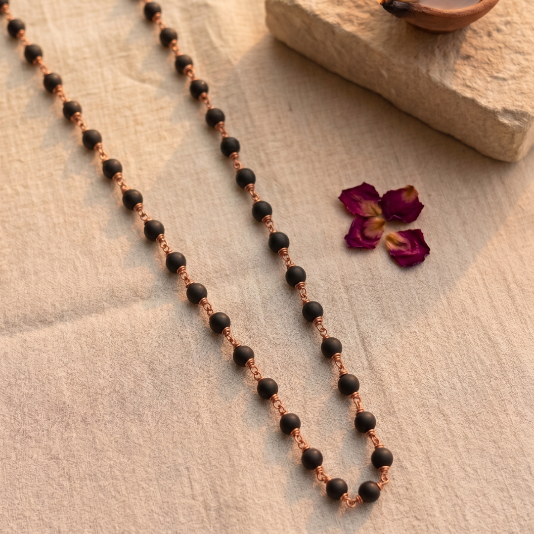Karungali Copper Plated Mala