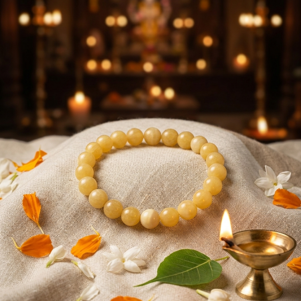 Yellow Calcite Bracelet