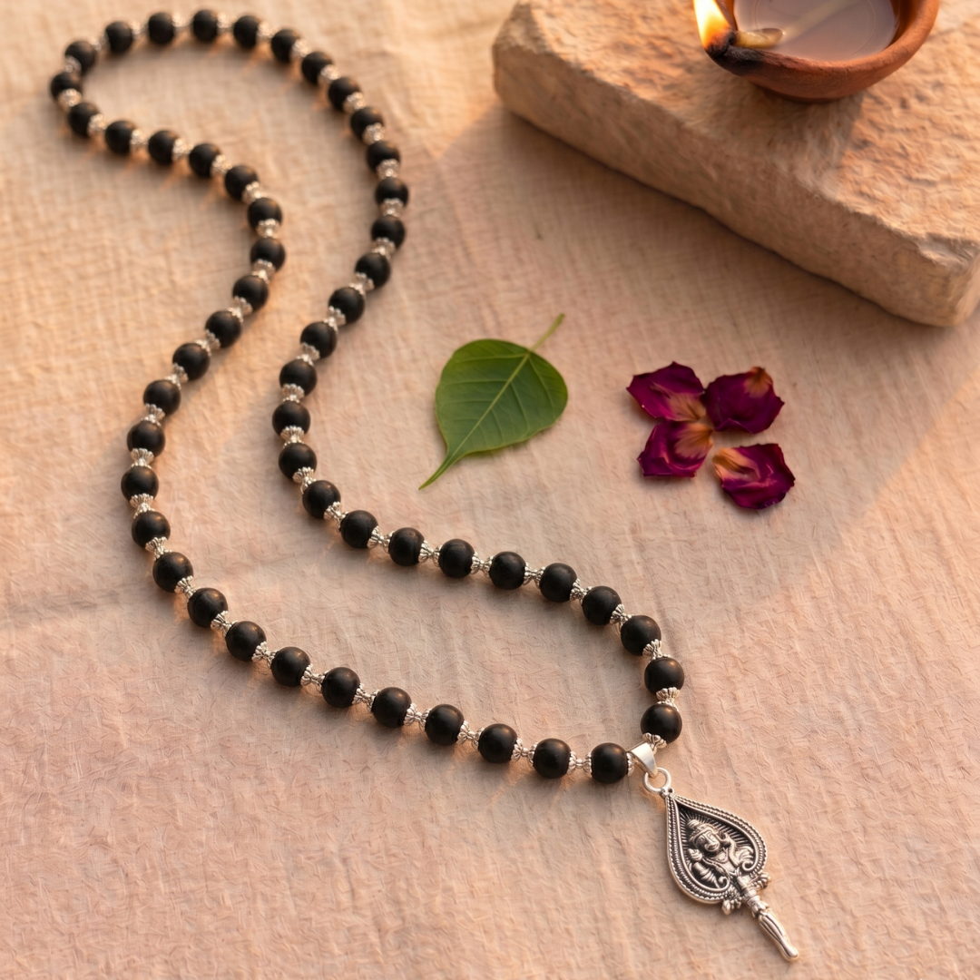 Karungali Lord Murugan Pendant Mala