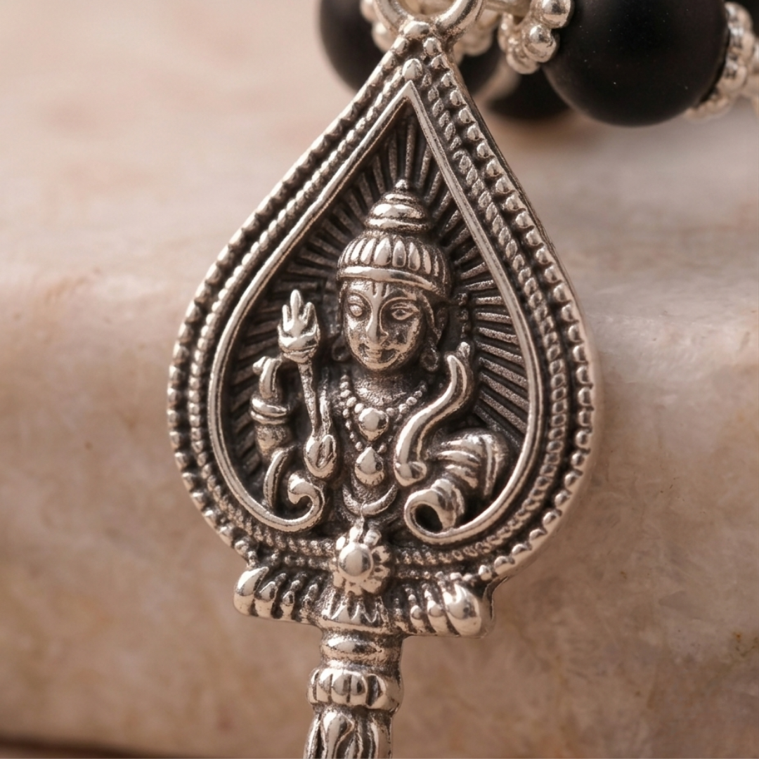 Karungali Lord Murugan Pendant Mala