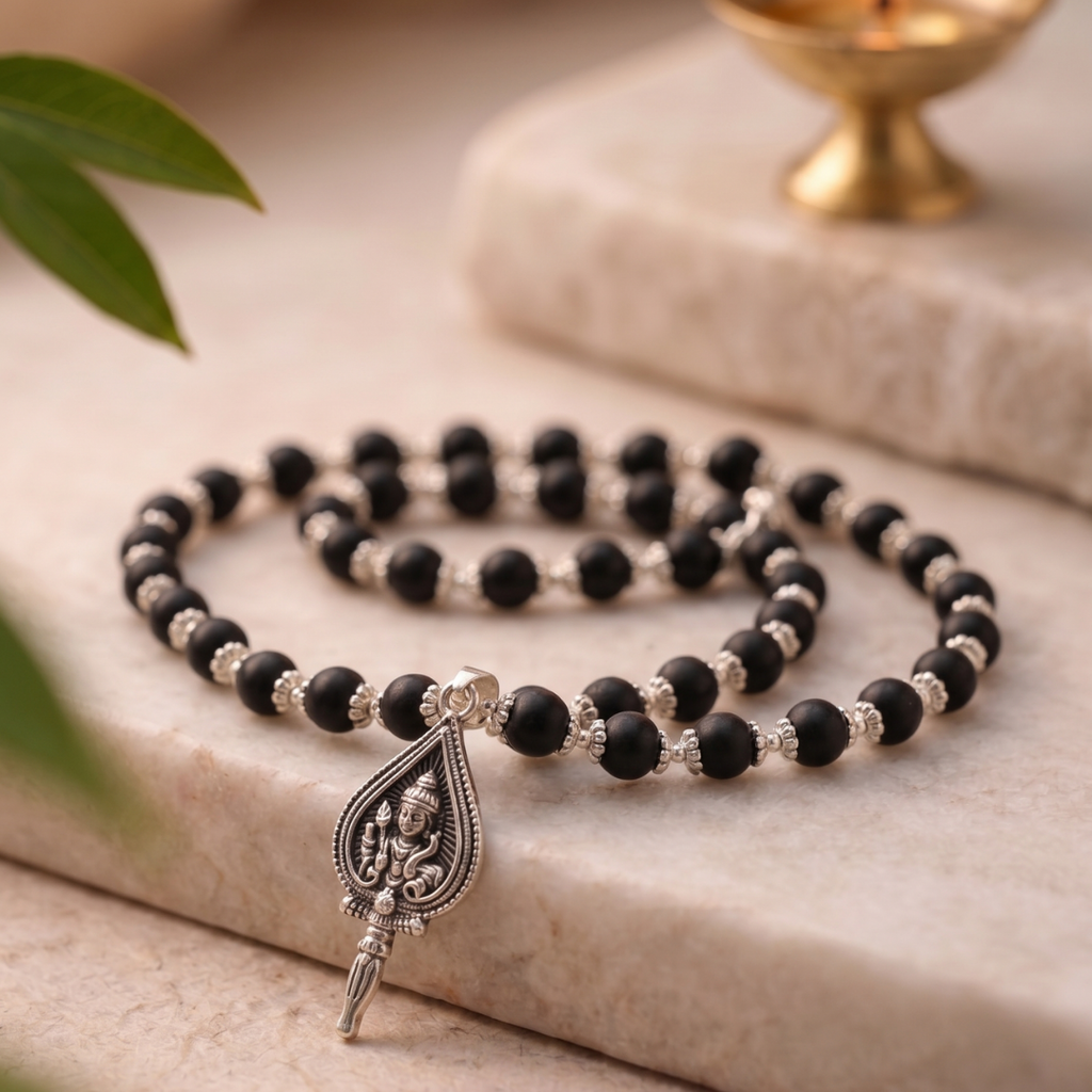Karungali Lord Murugan Pendant Mala
