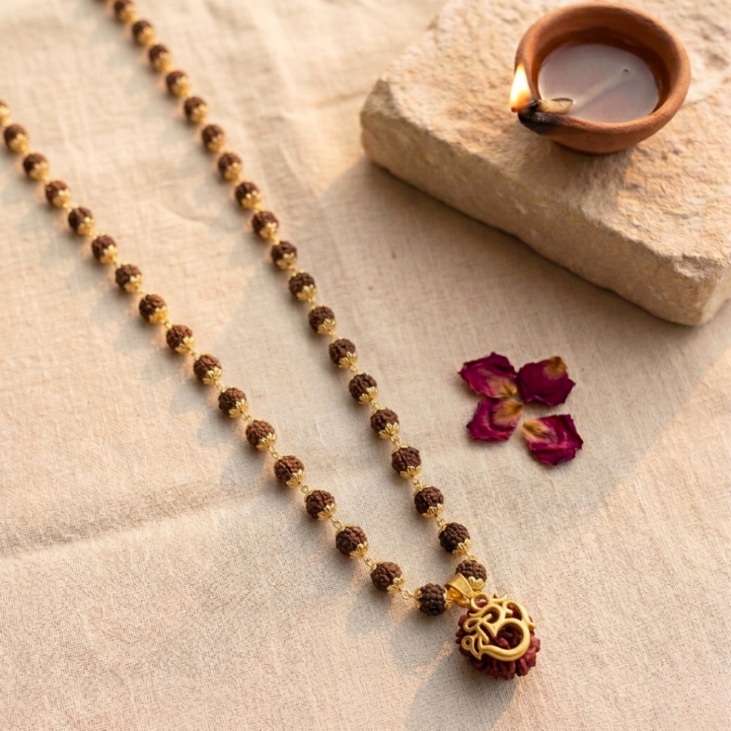 Shri Om 7 Mukhi Rudraksha Mala