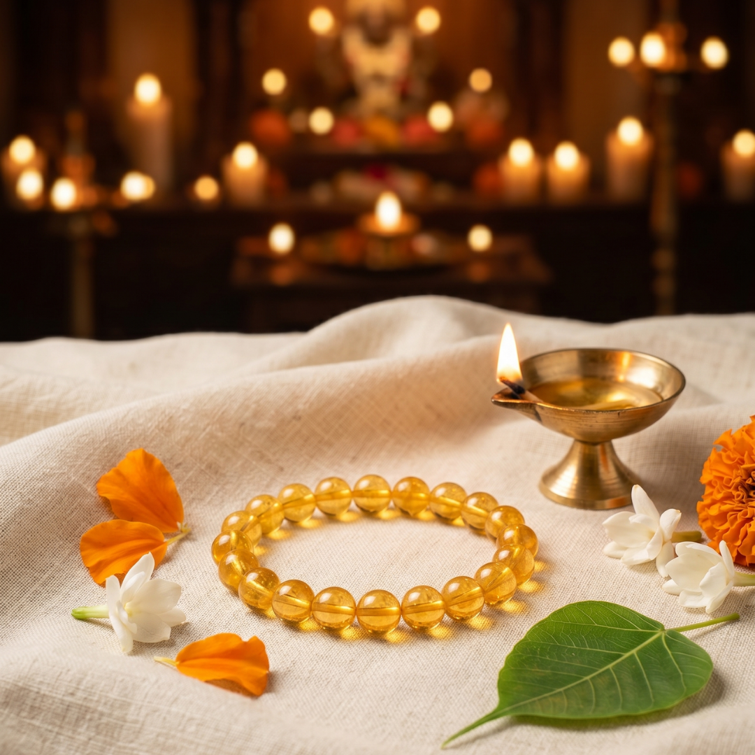 Heated Citrine Bracelet