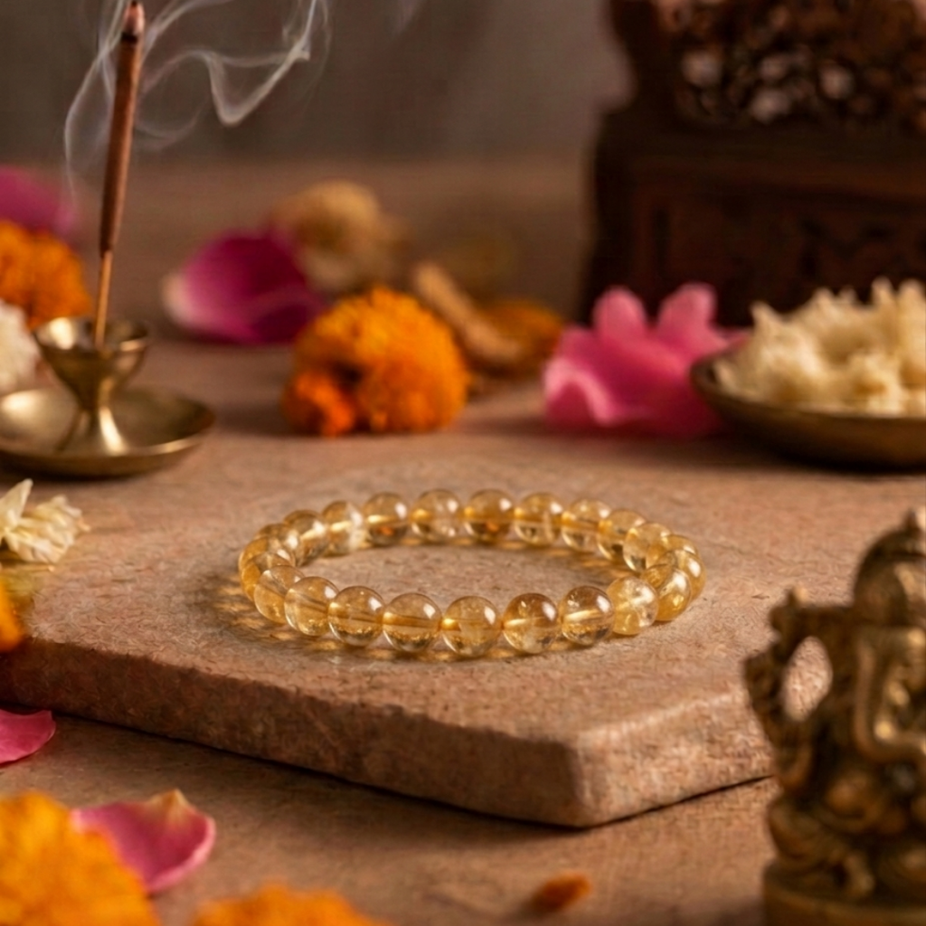 Heated Citrine Bracelet