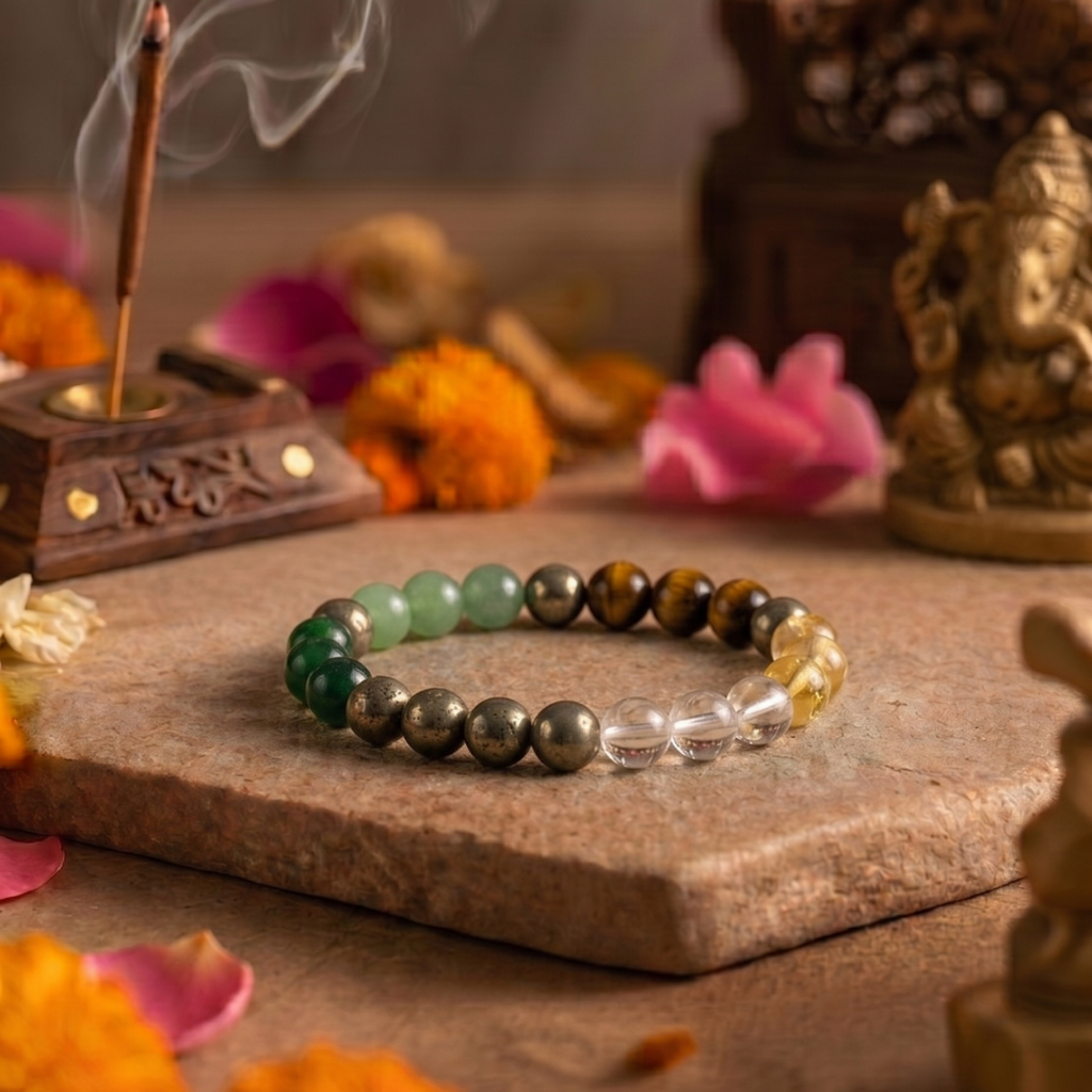 Multi Stone Bracelet (Dhan Yog)