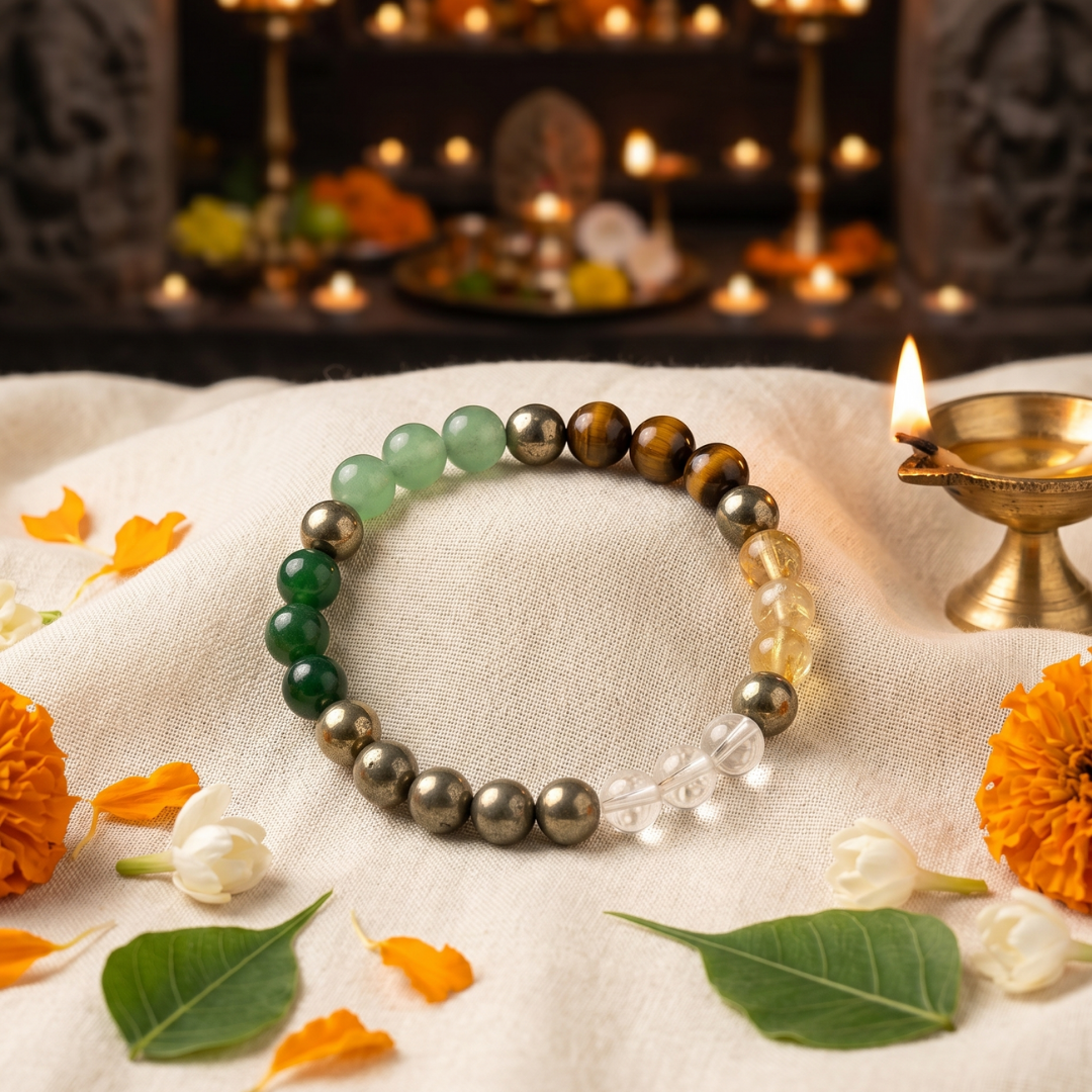 Multi Stone Bracelet (Dhan Yog)