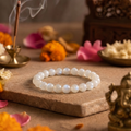 White Moonstone Bracelet