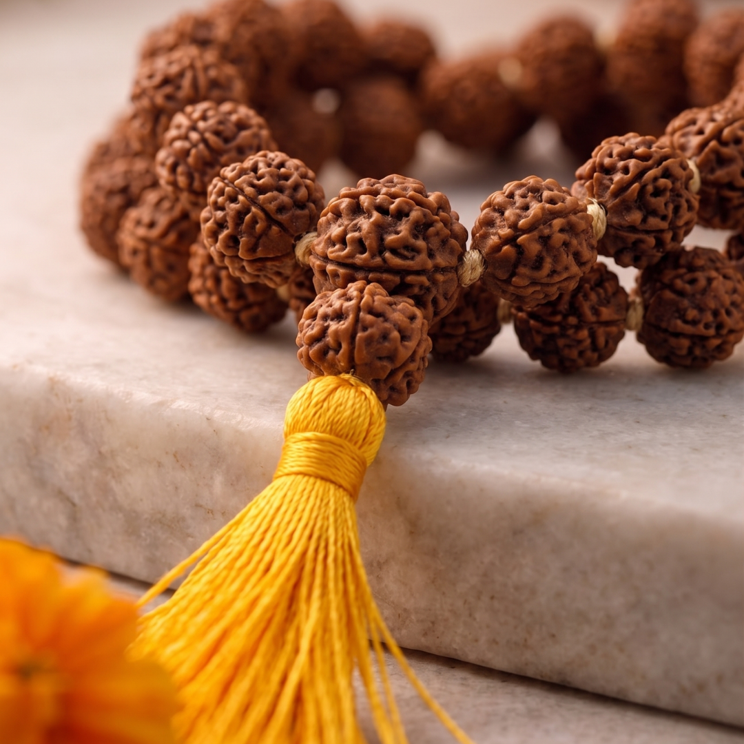 5 Mukhi Rudraksha Mala