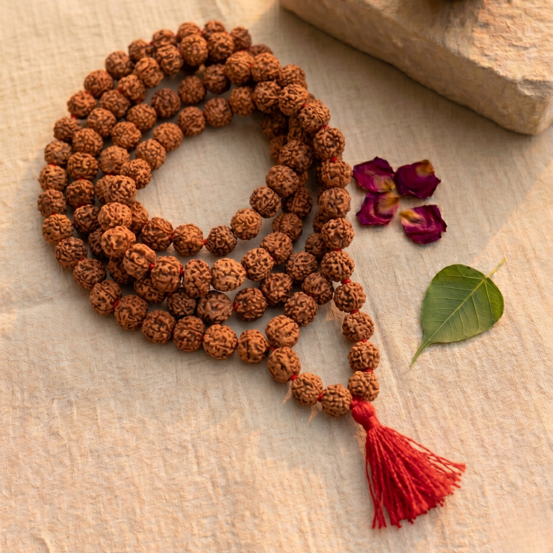 5 Mukhi Rudraksha Mala